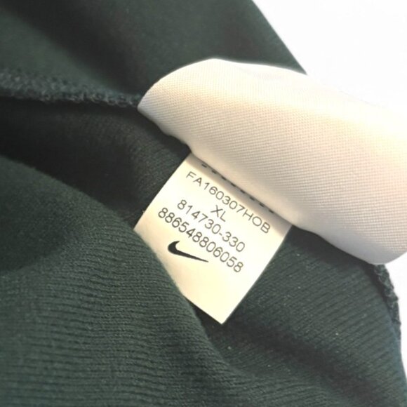 Nike Michigan State Spartans Jacket Mens Extra Large Green Track Top Windbreaker - Picture 5 of 12